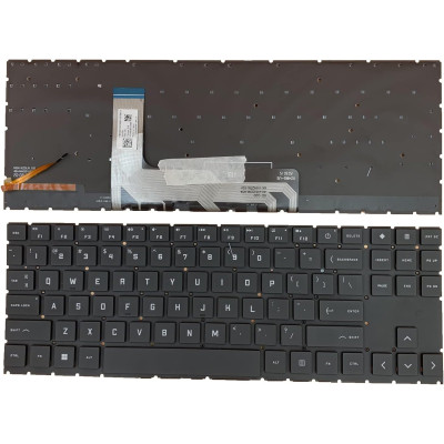 HP omen 15-EK 15-EN 16-B 16-C 16-K 16-N backlit US keyboard black