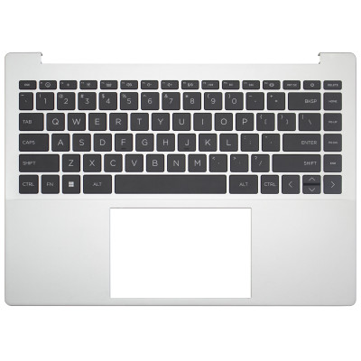Keyboard HP Pro14 14-EY backlit US Palmrest silver black