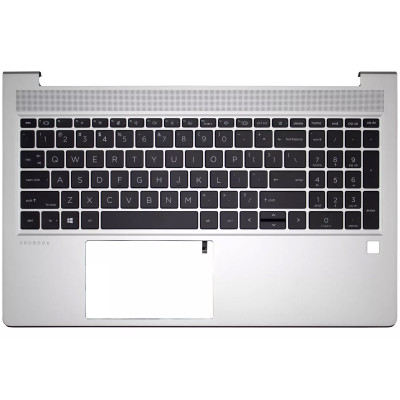 Keyboard HP ProBook 450 455 G8 backlit US palmrest silver