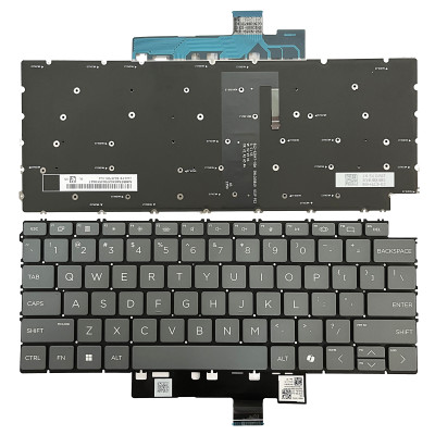 Keyboard HP SG-B7900-XUA SG-B7910-XUA SN1C65B20 gray backlit US