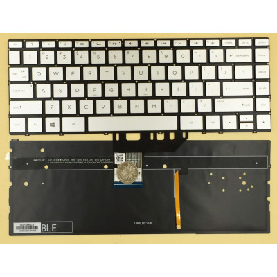 Keyboard HP 13-W 13-AC 13-AD 13-AE silver backlit US