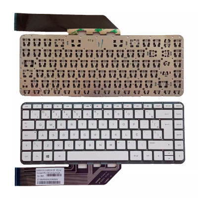 HP Split X2 13-M 13-M100 13-M200 13T-M white Brazilian BR keyboard