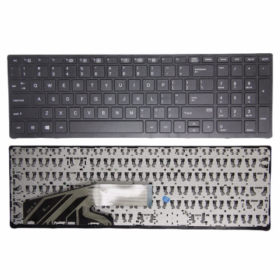 Keyboard HP ZBOOK 15 17 G3 G4 black frame US OEM