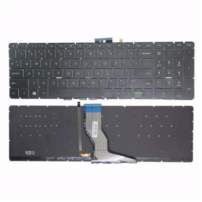 HP Envy 15T-AS 15-AU 15T-AU 15-AW 15T-AX 15T-BC green backlit US keyboard
