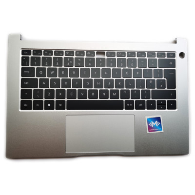HUAWEI Honor Magicbook 14 NbB-WAH9P Nbl-WAQ9L NBR-WA19 WXX9 silver backlit UK keyboard palmrest HUAWEI Honor Magicbook 14 NbB-WAH9P Nbl-WAQ9L NBR-WA19 WXX9 silver backlit UK keyboard palmrest