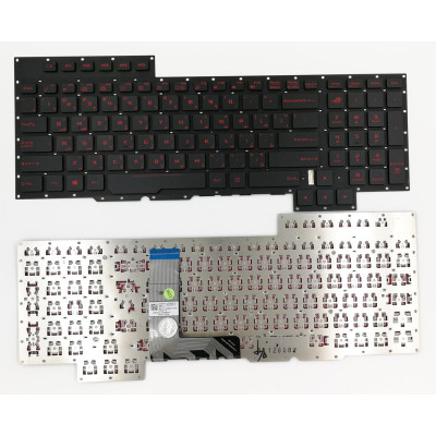 Keyboard Asus GX700 GX700V G701 G701V backlit Arabic AR