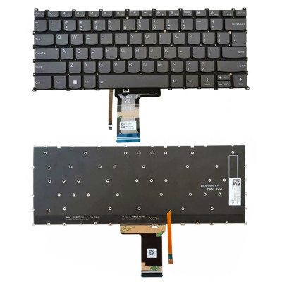Keyboard Lenovo IdeaPad Slim 3 14IRU8 82X6 gray backlit US