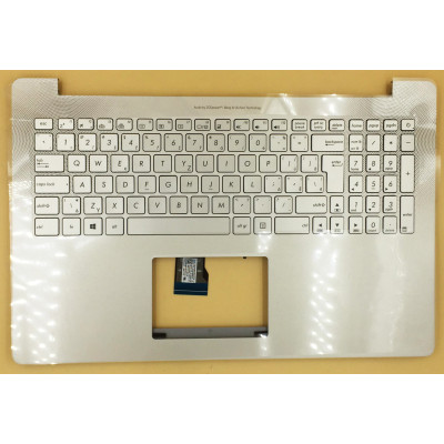 Keyboard Asus N501 silver backlit Slovak SK palmrest