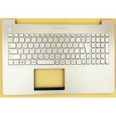 Keyboard Asus N550 N550J silver Japanese JP backlit palmrest