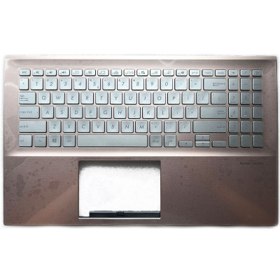 Keyboard Asus X531 S5500 S532F pink backlit US palmrest