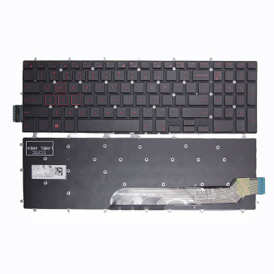 Keyboard Dell Inspiron 5587 7588 black red US original Keyboard Dell Inspiron 5587 7588 black red US original