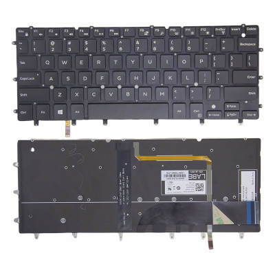 Keyboard Dell XPS 13 9343 9350 9360 P54G P41F P57G backlit US