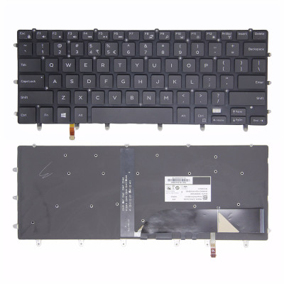 Keyboard Dell XPS 15 9550 9560 9570 9580 7579 7590 backlit US