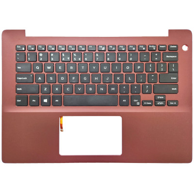 Keyboard Dell Inspiron 14-5000 5488 backlit US palmrest red