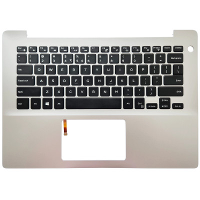 Keyboard Dell Inspiron 14-5000 5480 backlit US palmrest silver