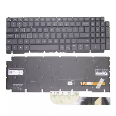 Keyboard Dell Inspiron 7500 7501 black RGB backlit US original Keyboard Dell Inspiron 7500 7501 black RGB backlit US original