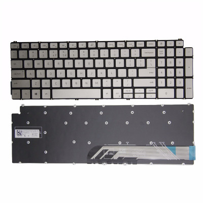 Keyboard Dell G15 5510 5511 5505 5515 15 Pro-5518 silver US original