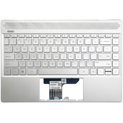 Keyboard HP 13-AN TPN-Q214 G7D backlit US palmrest silver