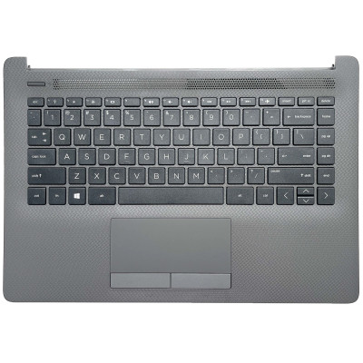 Keyboard HP 14-CM 14-CK 14Q-CS 246 G7 US palmrest gray