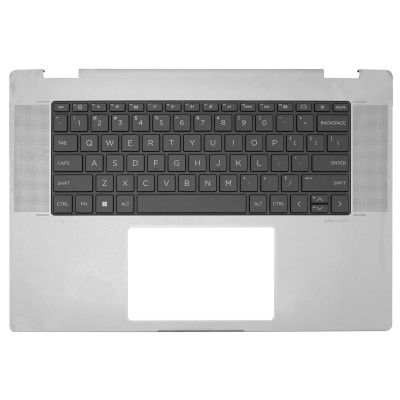 Keyboard HP ENVY X360 16-AD 16-A 2-in-1 silver backlit US palmrest no IR