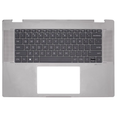 Keyboard HP ENVY X360 16-AD 16-AC 2-in-1 gray backlit US palmrest no IR