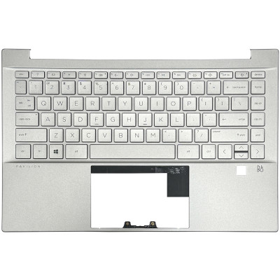 Keyboard HP Pavilion 14-DV G7G backlit US Palmrest silver