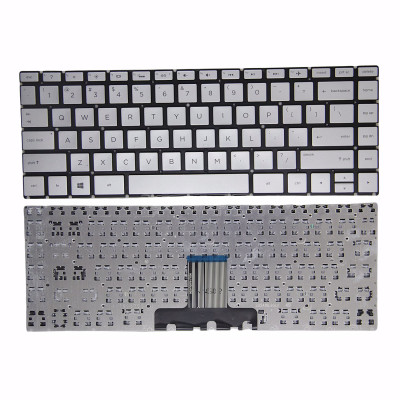 Keyboard HP TPN-Q188 Q190 Q221 Q242 Q207 silver US
