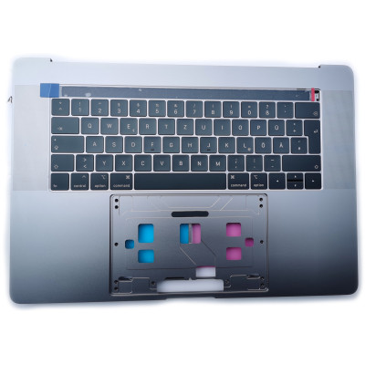 Keyboard MacBook A1990 2018 2019 backlit Germany DE palmrest Space Gray