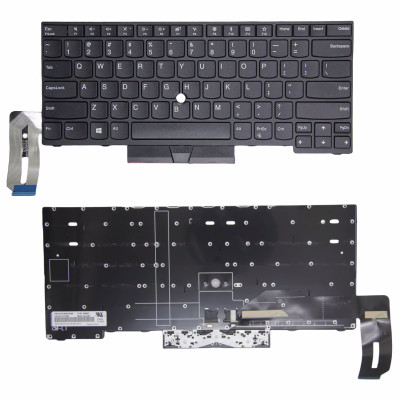 Keyboard Lenovo E490 T490 E495 R480 L390 black US OEM Keyboard Lenovo E490 T490 E495 R480 L390 black US OEM