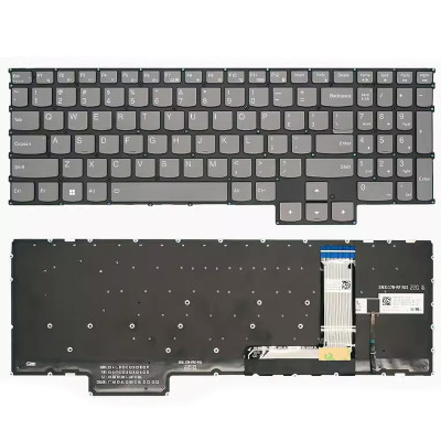 Keyboard Lenovo IdeaPad Gaming 3 15IAH7 gray backlit US