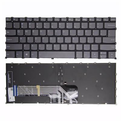Keyboard Lenovo K4E-ARE E4-ITL gray backlit F10 LOCK US