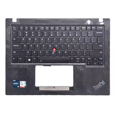 Lenovo ThinkPad T14s Gen 3, T14s Gen 4, 5M11H27338, backlit US keyboard palmrest