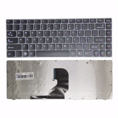 Keyboard Lenovo Z460 Z465 gray frame US OEM
