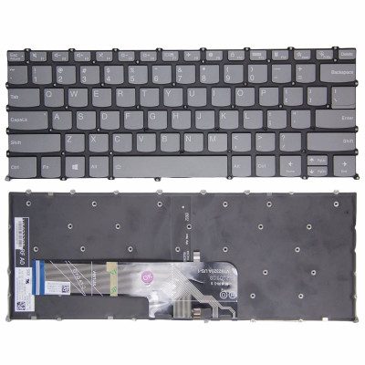 Lenovo IdeaPad Slim 3 14IRU9 14ITN9, F10 lock gray backlit US keyboard Lenovo IdeaPad Slim 3 14IRU9 14ITN9, F10 lock gray backlit US keyboard