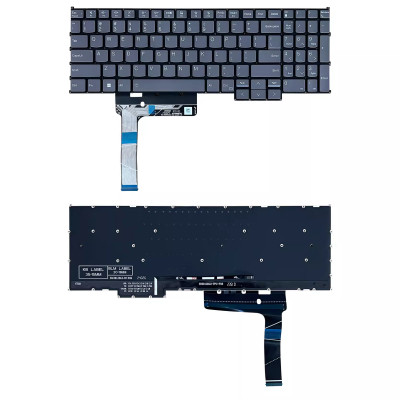 Keyboard Lenovo xiaoxin Pro 16 AHP9 IRH9 2023 gray backlit US