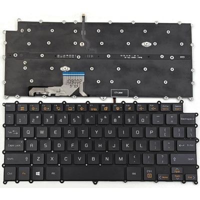 Keyboard LG gram 14Z90N 14T90N black backlit US