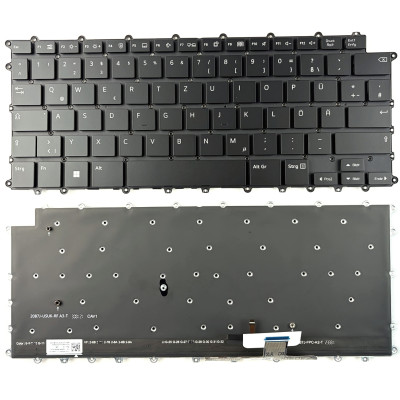LG Gram 14Z90P, 14Z90P-G, 14Z90P-K, 14T90P, 14Z90R, 14Z90Q, Series backlit German DE keyboard black