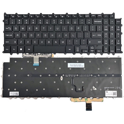 Keyboard LG gram 16Z90P 16Z90PF 16Z95P black backlit US