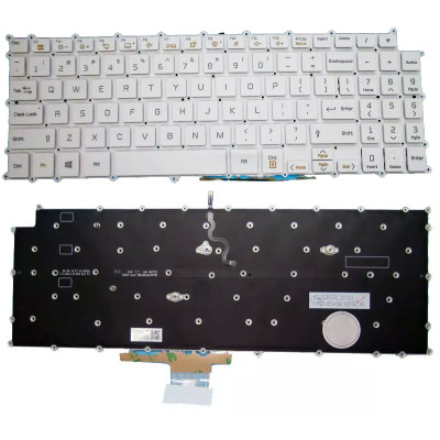 Keyboard LG gram 17Z990 white backlit US