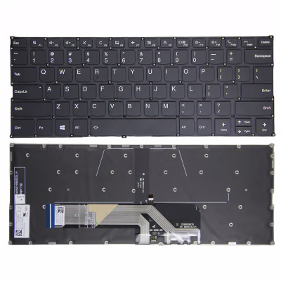 Keyboard Lenovo yoga C640-13IML S740-14IIL black backlit US original Keyboard Lenovo yoga C640-13IML S740-14IIL black backlit US original