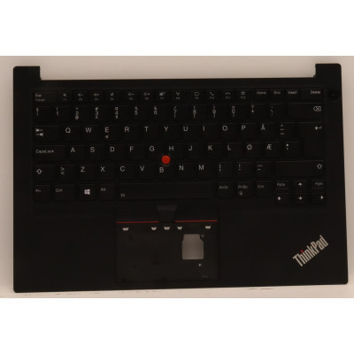 Lenovo E14 Gen 4 Intel 5M11H58950 black backlit Norwegian NE keyboard palmrest