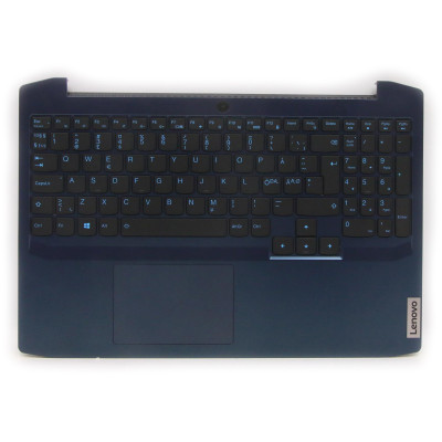 Keyboard Lenovo Gaming 3-15ARH05 blue backlit Norwegian NE NR palmrest