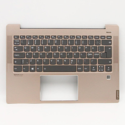Keyboard Lenovo Ideapad S540-14API Teclado Rose Gold backlit Norwegian NE palmrest