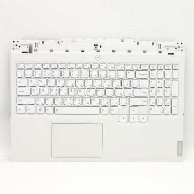 Keyboard Lenovo Legion 5 15ACH6 white backlit Arabic AR palmrest