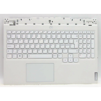 Keyboard Lenovo Legion 5 15ITH6H white backlit Norwegian NE palmrest