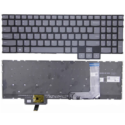 Lenovo Legion 5 16IRX9, Legion 5i 16IRX9, Legion 5i Gen 9 16IRX9, RGB backlit US keyboard gray