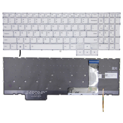 Keyboard Lenovo Legion R7000P Y7000P 2023 white backlit US