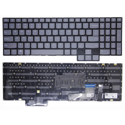 Lenovo Legion S7-15ACH6, S7-15ARH5, S7-15IMH5, gray RGB backlit US keyboard Lenovo Legion S7-15ACH6, S7-15ARH5, S7-15IMH5, gray RGB backlit US keyboard