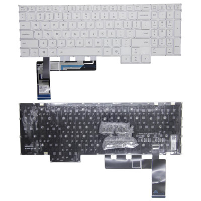 Lenovo Legion Y7000P, R7000P, Y9000P, R9000P, IRX10, IAX10, AHP10, ADR10, 2025 white RGB backlit US keyboard AI