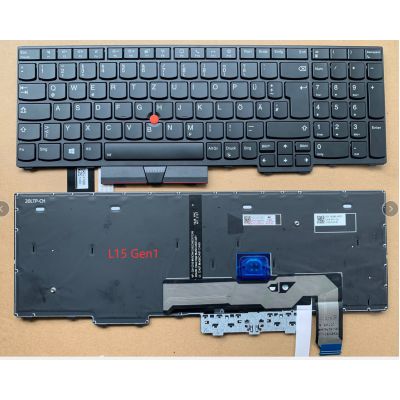 Lenovo ThinkPad L15 Gen 1 Gen 2 backlit German DE keyboard